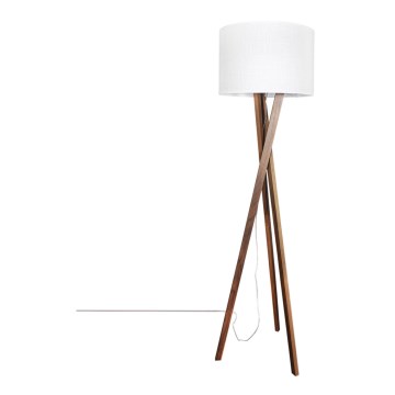 ByRydens - Lampadaire VEGA 1xE27/5W/230V marron/blanc