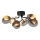 ByRydens - Lampadario a plafone TURNO 6xG9/4W/230V oro/nero