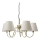 ByRydens - Lampadario a sospensione con cavo LYNF 5xE14/8W/230V ottone/bianco
