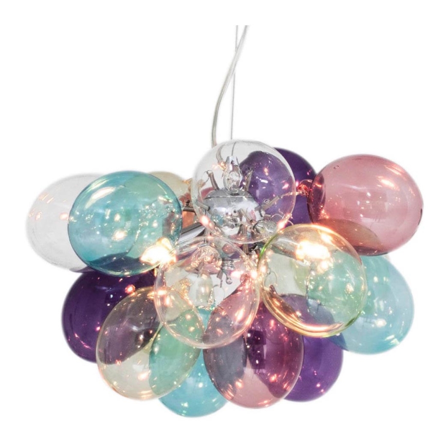 ByRydens - Lampadario a sospensione con filo GROSS 3xG9/5W/230V colorato diametro 30 cm