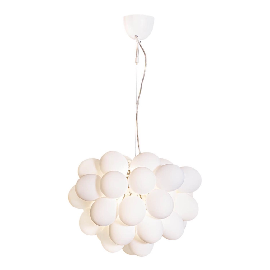 ByRydens - Lampadario a sospensione con filo GROSS 8xG9/4W/230V bianco diametro 50 cm