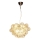 ByRydens - Lampadario a sospensione con filo GROSS 8xG9/4W/230V fumé/marrone diametro 50 cm