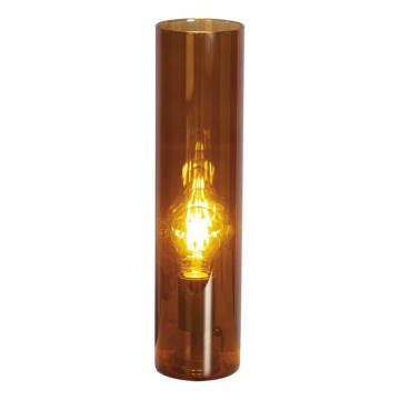 ByRydens - Lampe de table FLAKE 1xE27/5W/230V marron/fumé