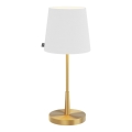 ByRydens - Lampe de table LUMI 1xE27/8W/230V blanc/doré 48,5 cm