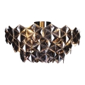 ByRydens - Plafonnier MONARQUE 3xE27/5W/230V noir d. 51 cm