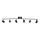 ByRydens - Strahler CORRECT 6xGU10/7W/230V schwarz d 30 cm