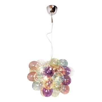 ByRydens - Suspension filaire GROSS 8xG9/4W/230V coloré d. 50 cm