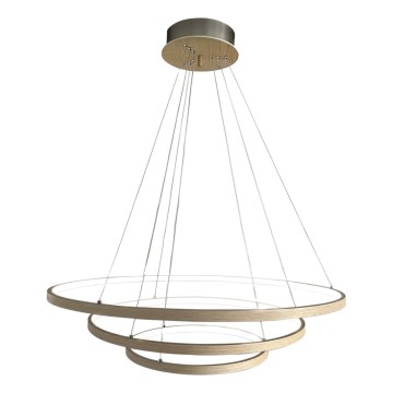 ByRydens - Suspension LED sur câble TRIONE LED/45W/230V, beige, Ø 80 cm