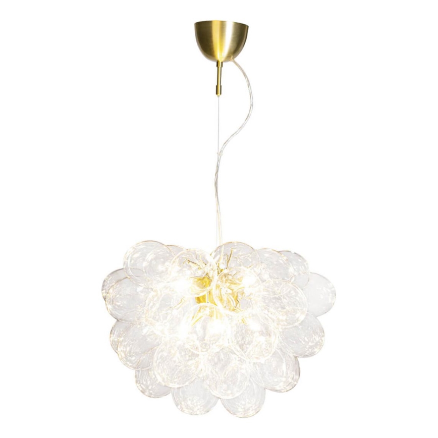 ByRydens - Suspension sur câble GROSS 8xG9/5W/230V transparente