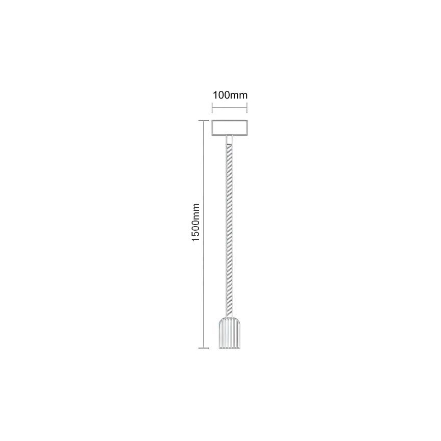 Câble d'alimentation 1xE27/60W/230V 1,5 m