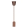 Câble d'alimentation 1xE27/60W/230V béton/marron