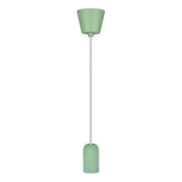 Câble d'alimentation 1xE27/60W/230V béton/vert