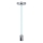 Câble d'alimentation 1xE27/60W/230V bleu clair/chrome brillant