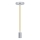 Câble d'alimentation 1xE27/60W/230V marron/chrome brillant