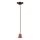 Câble d'alimentation 1xE27/60W/230V marron/porcelaine