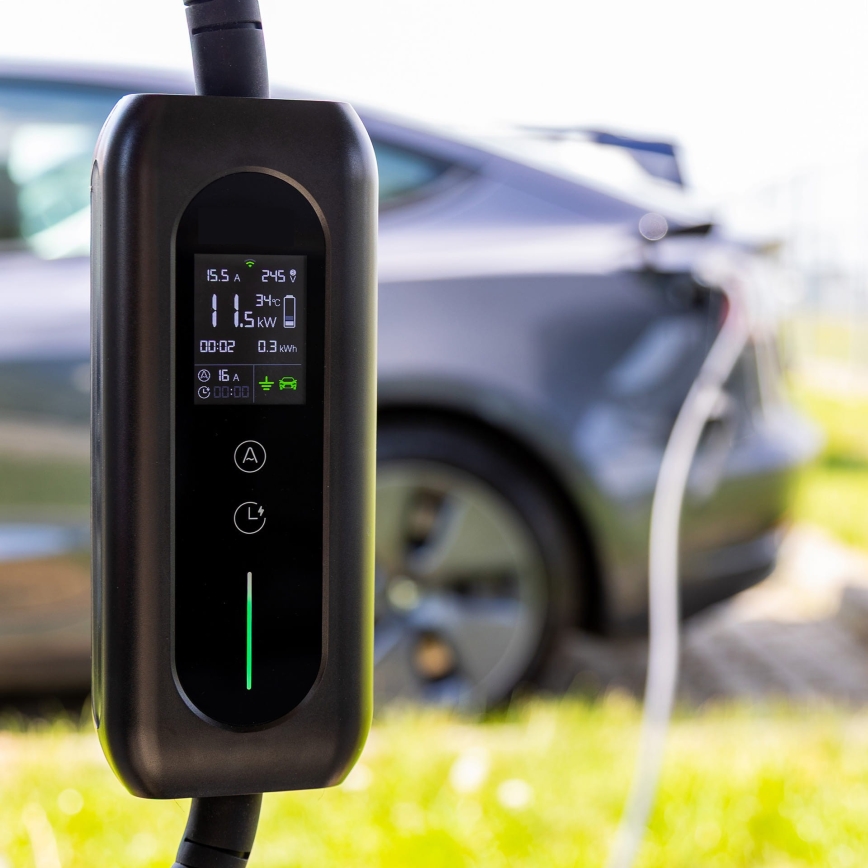 Câble de charge pour voitures électriques 2 5 m 11kW 16A IP54 Tuya