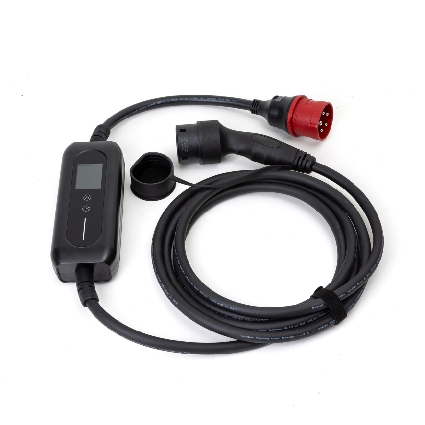 Câble de charge pour voitures électriques 2 5 m 22kW 16A IP54 Tuya