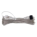 Câble de rallonge extérieur transparent 10 m pour guirlandes lumineuses connectables, IP44