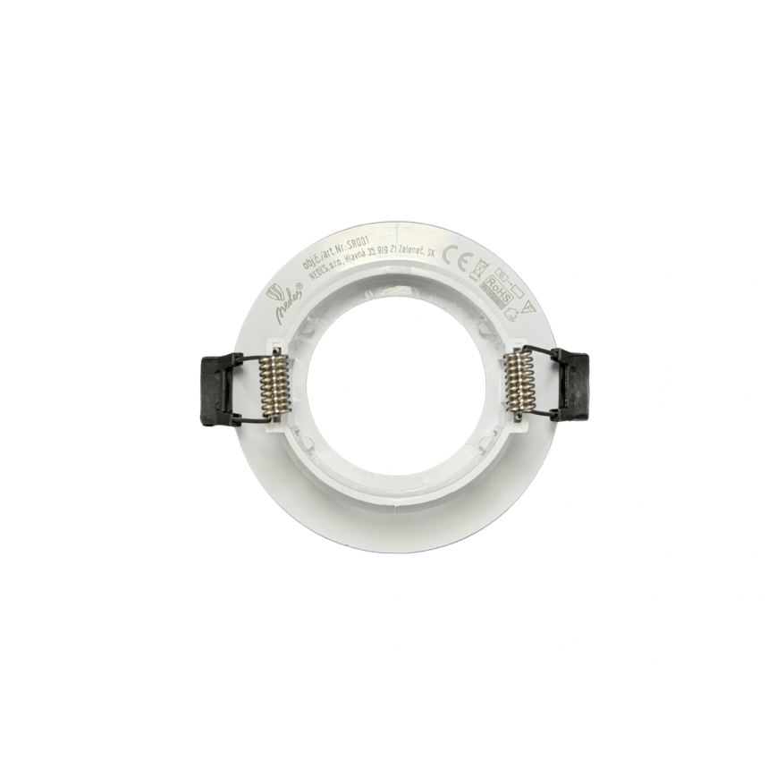 Cadre de finition pour spot encastré GU10 Ø 8,6 cm, blanc