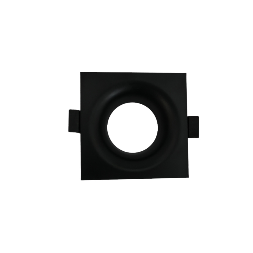 Cadre d'encastrement pour spot GU10 8,6x8,6 cm, noir