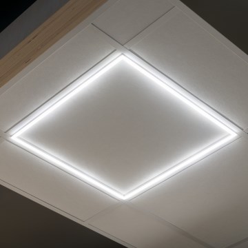 Cadre encastrable AVAR LED/40W/230V 4000K 59x59 cm