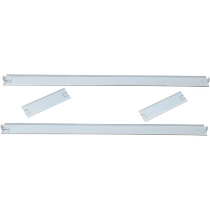 Cadre métallique de montage pour panneaux LED STELLA 120 x 30 cm, blanc