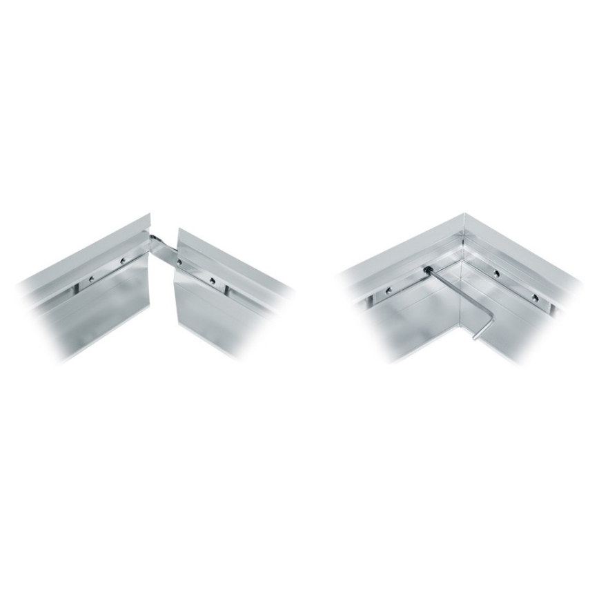Cadre métallique pour l'installation de panneaux LED ZEUS 595×595mm