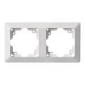 Cadre pour interrupteur 2P blanc