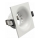 Cadre pour spot encastré GU10 8,6x8,6 cm blanc
