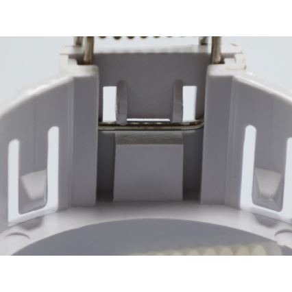 Cadre pour spot encastré GU10 8,6x8,6 cm blanc