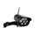 Caméra de sécurité factice solaire avec détecteur LED/3,7V IP44 noir + télécommande