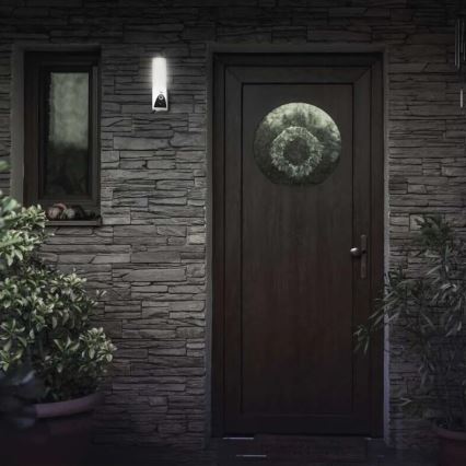 Caméra extérieure connectée avec éclairage GoSmart LED/12W/230V IP65 Wi-Fi Tuya blanc
