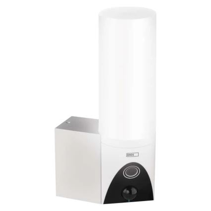 Caméra extérieure connectée avec éclairage GoSmart LED/12W/230V IP65 Wi-Fi Tuya blanc