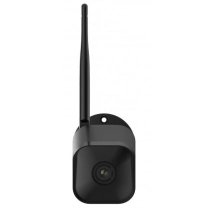 Caméra extérieure intelligente avec capteur Full HD 1080p 12V IP65 Wi‑Fi compatible Tuya noire