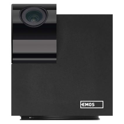 Caméra intérieure pivotante intelligente avec capteur de mouvement GoSmart 5V Wi-Fi Tuya noire