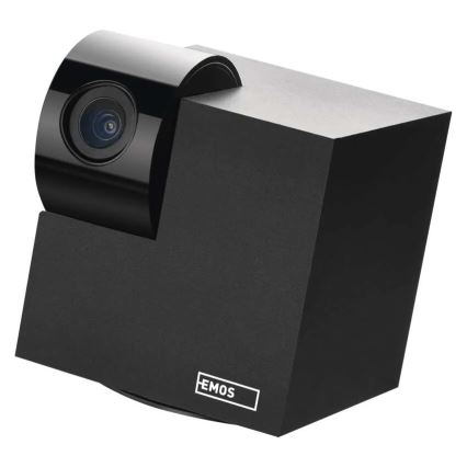 Caméra intérieure pivotante intelligente avec capteur de mouvement GoSmart 5V Wi-Fi Tuya noire