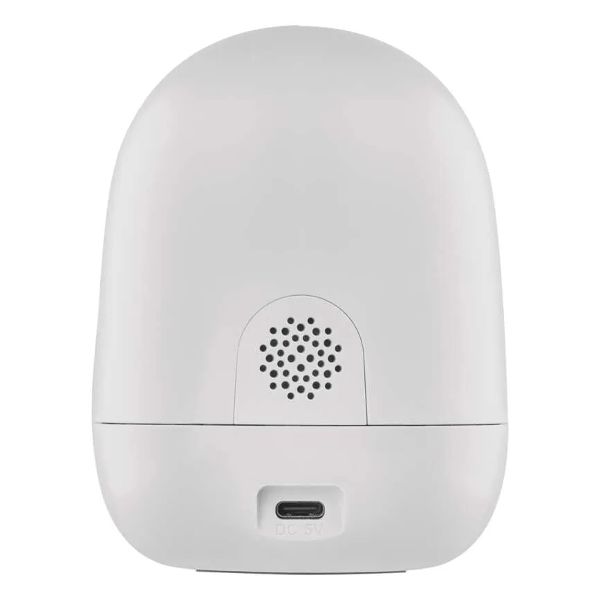 Telecamera interna intelligente rotante con sensore di movimento GoSmart 5V Wi-Fi Tuya bianca