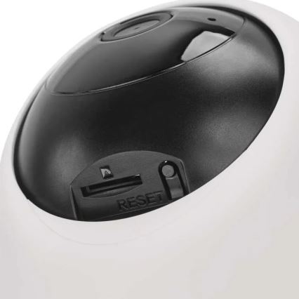 Telecamera interna intelligente rotante con sensore di movimento GoSmart 5V Wi-Fi Tuya bianca