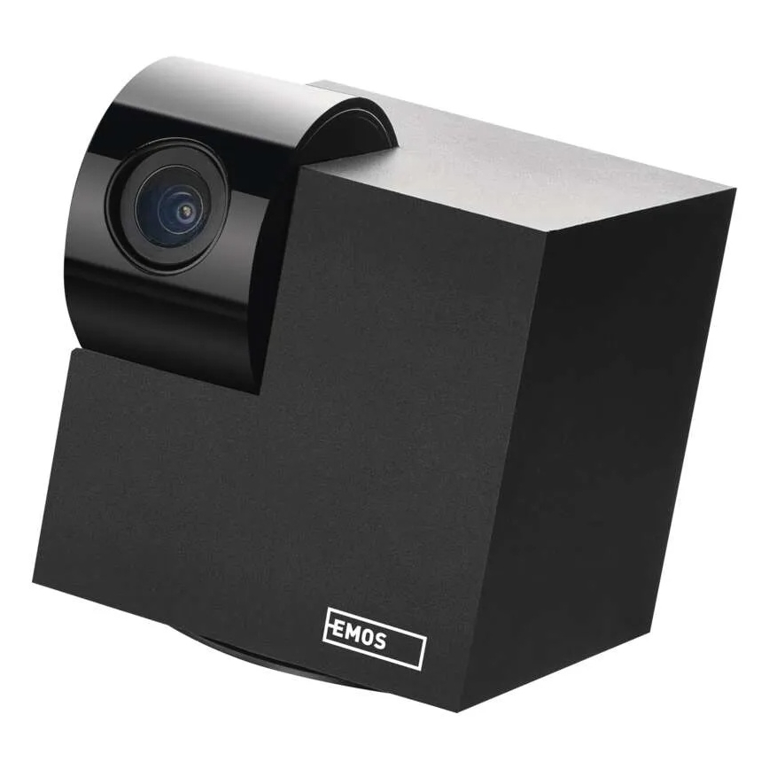 Telecamera interna intelligente orientabile con sensore di movimento GoSmart 5V Wi-Fi Tuya nera