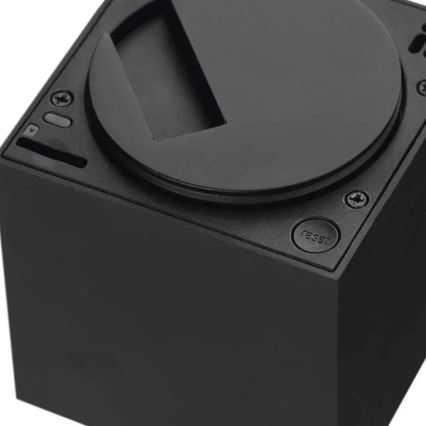 Telecamera interna intelligente orientabile con sensore di movimento GoSmart 5V Wi-Fi Tuya nera