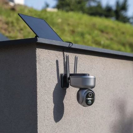 Caméra solaire connectée avec détecteur GoSmart 4G/LTE 10400mAh 5V IP65 Tuya
