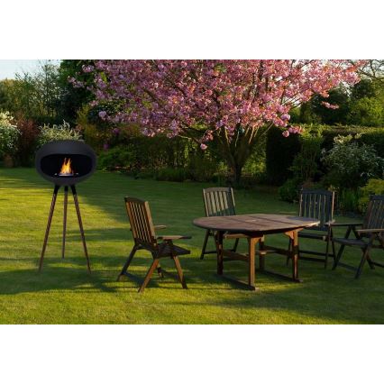 Camino a bioetanolo TOKIO 45x100 cm, 2 kW, nero