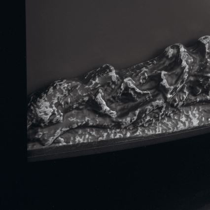 Camino elettrico a LED con riscaldamento LED/2000W/230V + telecomando