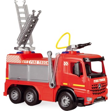 Camion de pompiers Mercedes, 65 cm, rouge