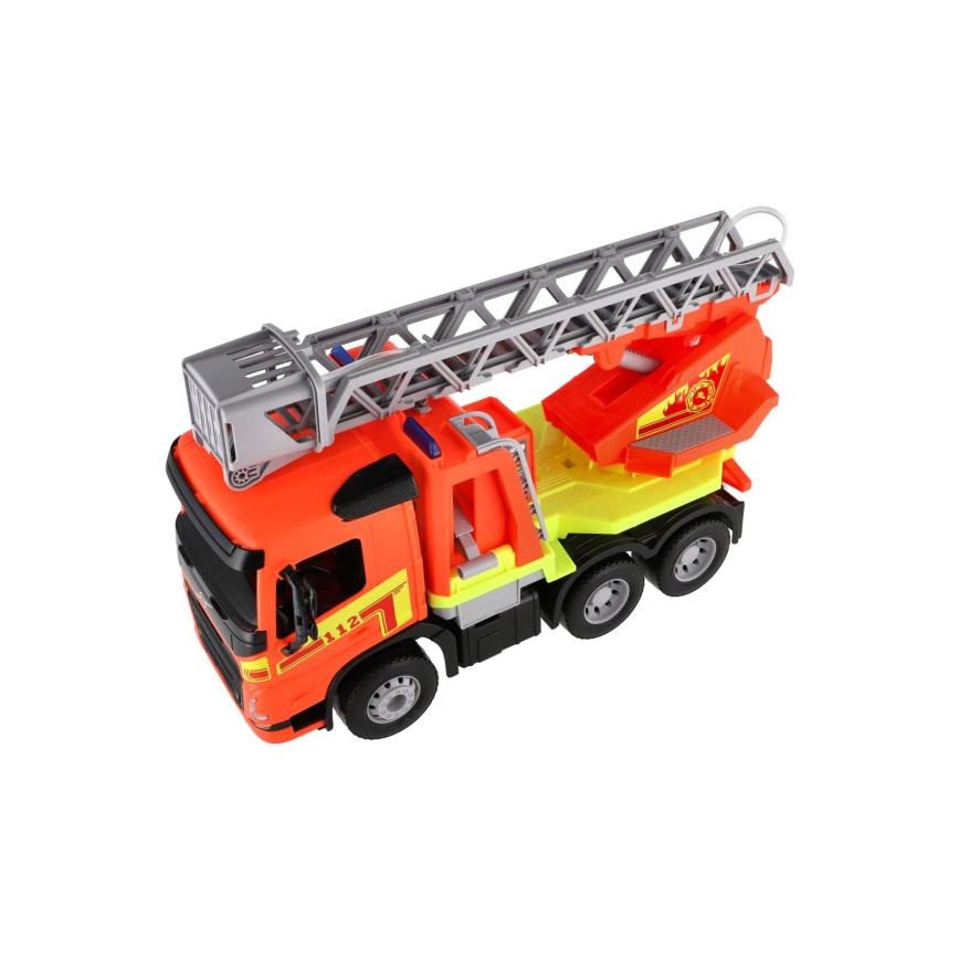 Camion dei pompieri Volvo con scala da 48 cm, arancione