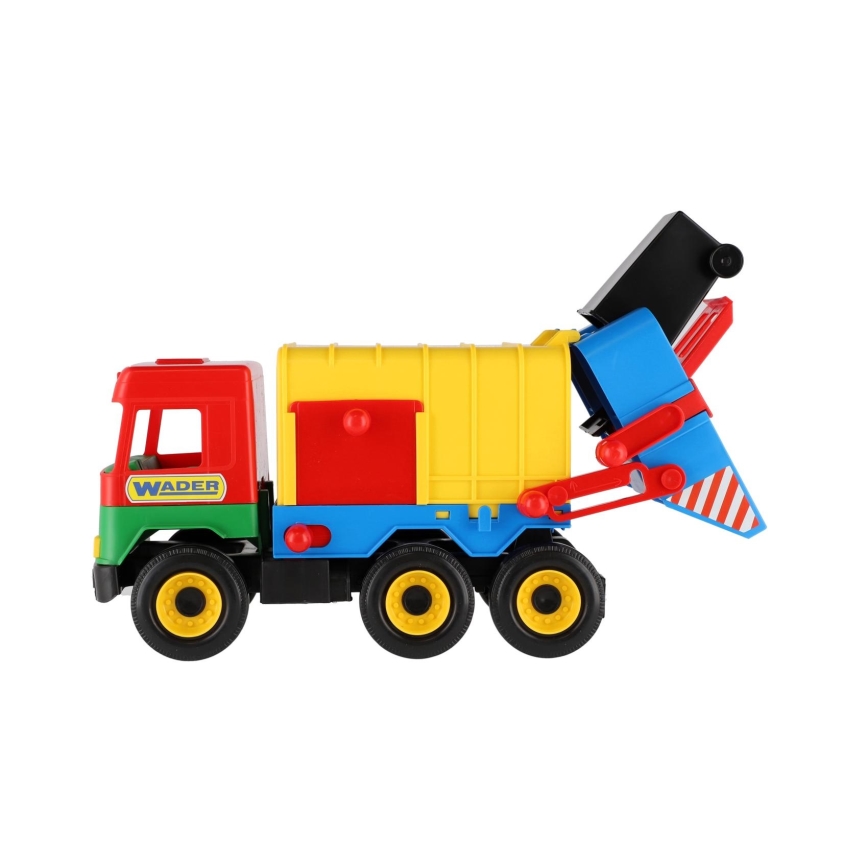 Camion-poubelle WADER rouge/vert