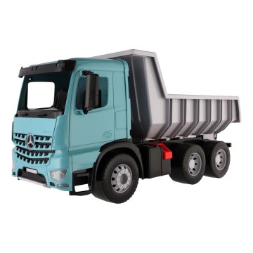 Camion ribaltabile Mercedes GIGA TRUCKS 65 cm blu/grigio