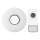 Campanello con presa wireless 230V IP55 bianco