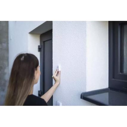 Campanello presa wireless 230V IP44 bianco