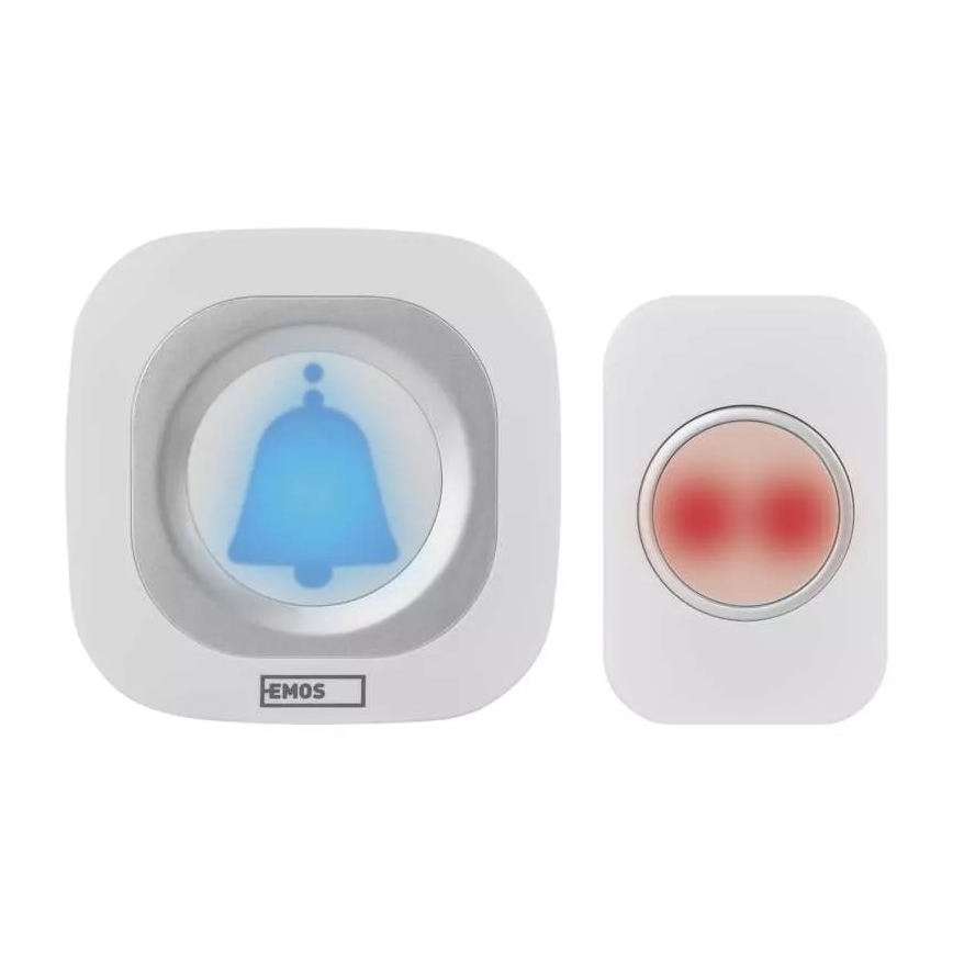 Campanello presa wireless 230V IP44 bianco